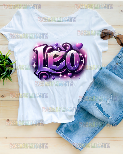 LEO-PRINTED AIRBRUSH SHIRTS
