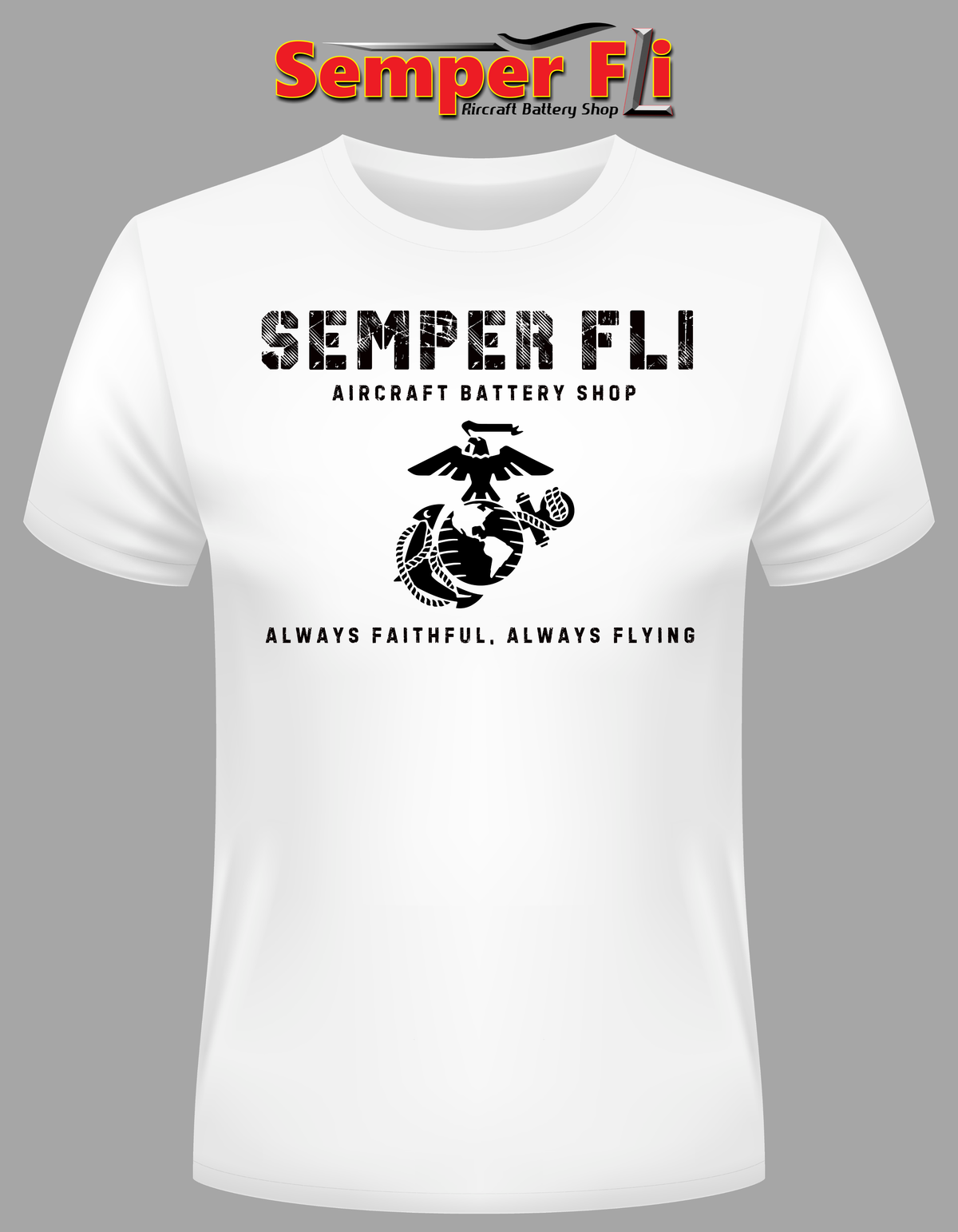 Semper Fli Eagle, Globe & Anchor T-Shirt