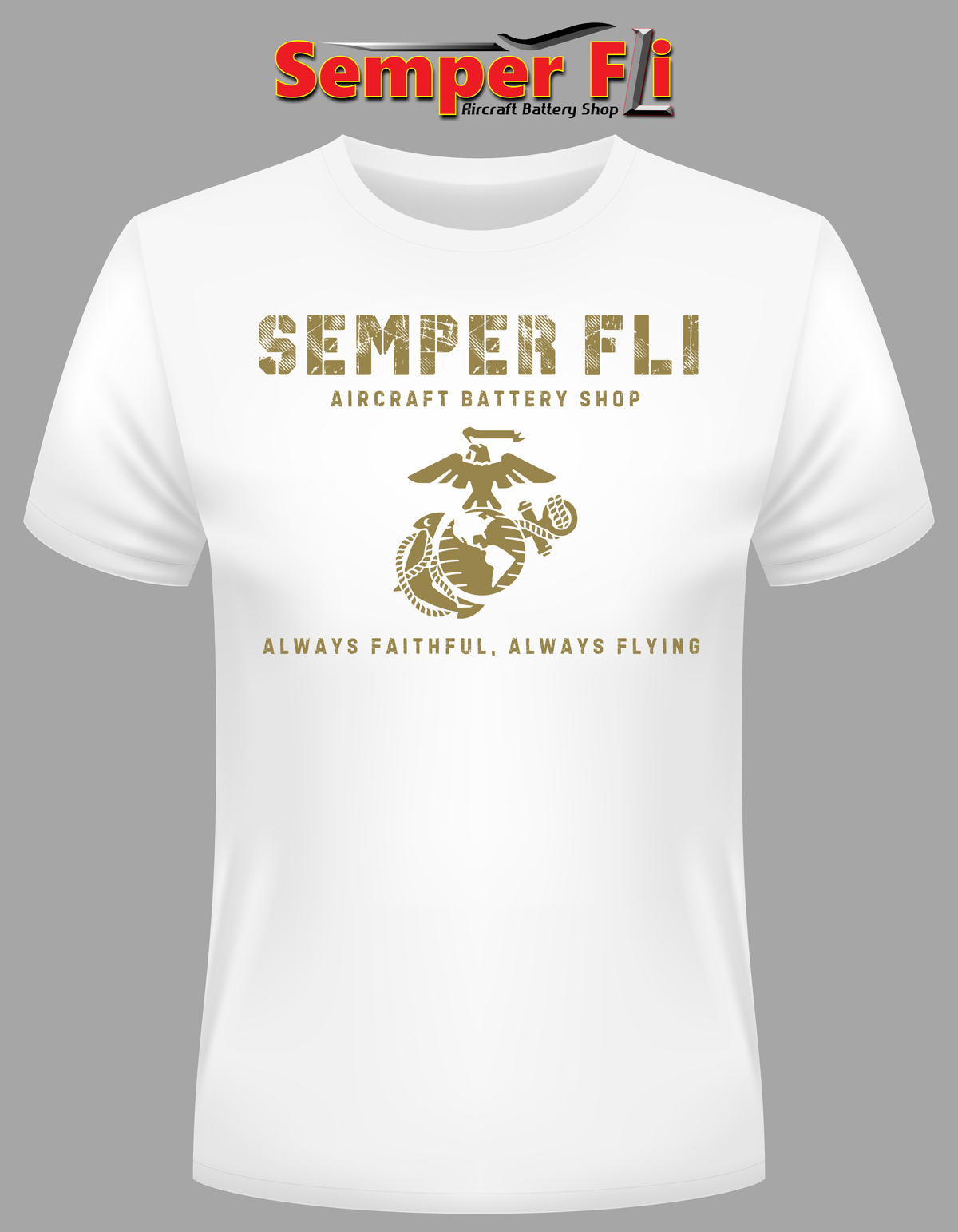 Semper Fli Eagle, Globe & Anchor T-Shirt