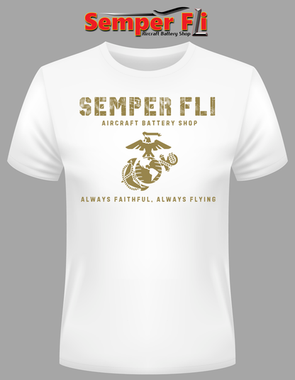 Semper Fli Eagle, Globe & Anchor T-Shirt