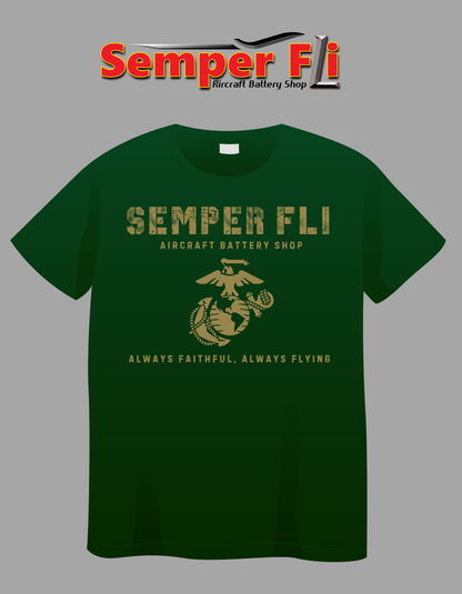 Semper Fli Eagle, Globe & Anchor T-Shirt