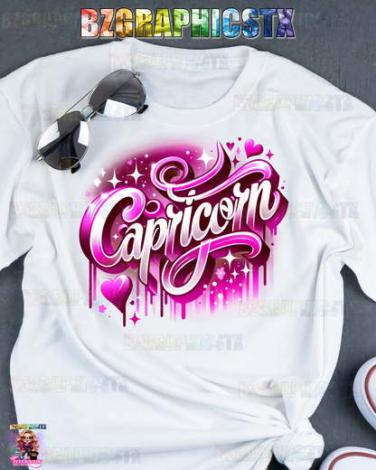 CAPRICORN-PRINTED AIRBRUSH SHIRTS (STYLE1)