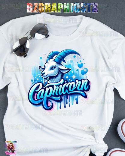 CAPRICORN-PRINTED AIRBRUSH SHIRTS (STYLE 3)